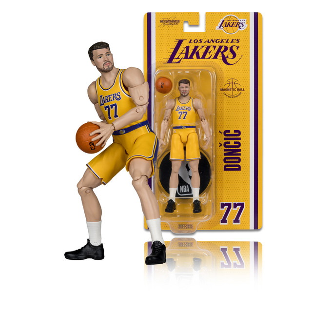 Luka Doncic (Los Angeles Dodgers) NBA 6" Articulated Figure, SportsPicks figure, McFarlane Toys product photograph