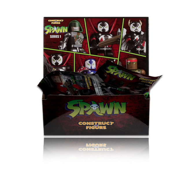 Spawn Construct-a-Figure Series 1 Blind Bag CDU (36) Mini Figures, McFarlane Toys product photograph