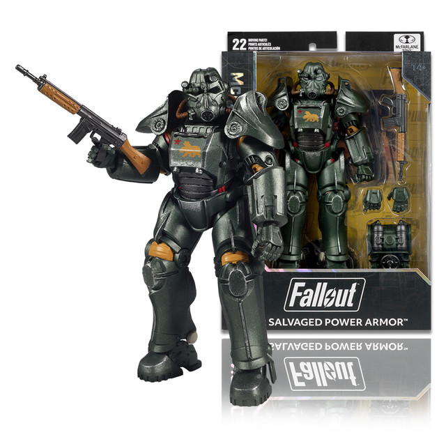 NCR Salvaged Power Armor (Fallout) 7" Figure Gaming Edition, McFarlane Toys product photograph
