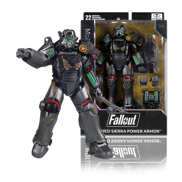 Scorched Sierra Power Armor (Fallout) 7" Figure Gaming Edition, McFarlane Toys product photograph