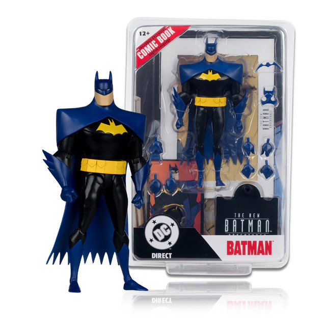 Batman (DC Page Punchers: The New Batman Adventures) 6" Figure w/Comic, McFarlane Toys product photograph