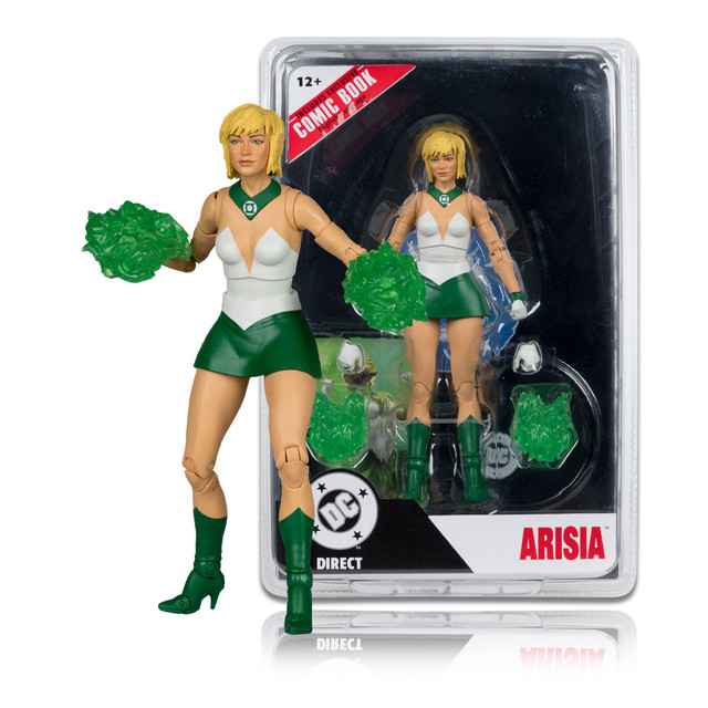 Arisia (DC Page Punchers: Green Lantern Corps #47) 7" Figure w/Comic, McFarlane Toys product photograph
