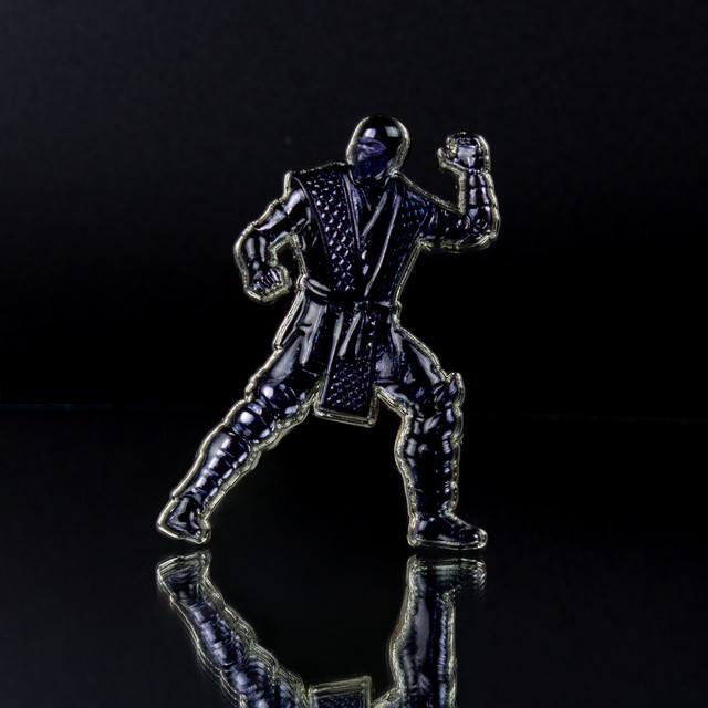 Noob Saibot (Mortal Kombat Klassic) Toy Photography 3D Metal Pin, McFarlane Toys product photograph