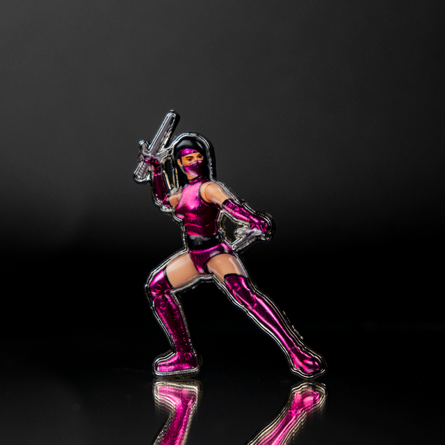 Mileena (Mortal Kombat Klassic) Toy Photography 3D Metal Pin, McFarlane Toys product photograph