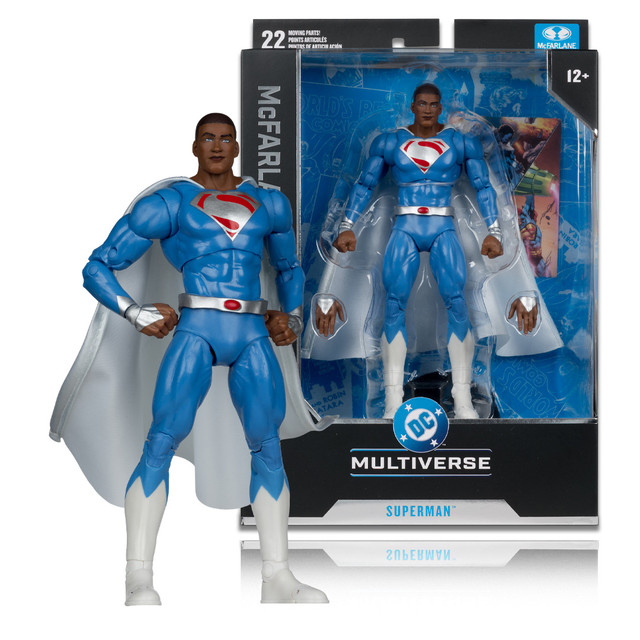 Superman (Earth 2) McFarlane Collector Edition 7" Figure, DC Multiverse figure, McFarlane Toys product photograph