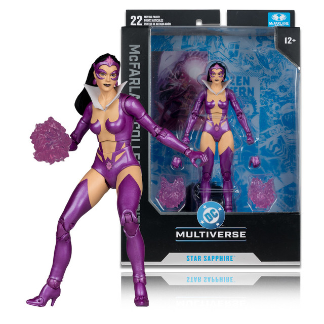 Star Sapphire (Green Lantern) McFarlane Collector Edition 7" Figure, DC Multiverse figure, McFarlane Toys product photograph