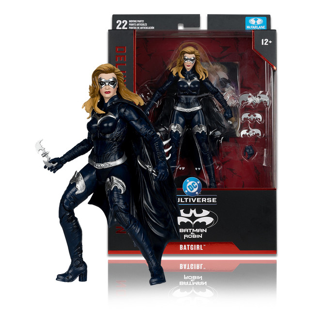 Batgirl (Batman & Robin Movie) Deluxe Theatrical Edition 7" Figure, DC Multiverse figure, McFarlane Toys product photograph
