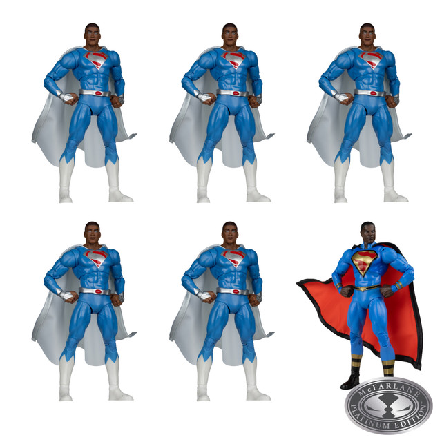 Superman (Earth 2) McFarlane Collector Edition Factory Sealed Case (6) w/Chase, DC Multiverse figure, McFarlane Toys product photograph