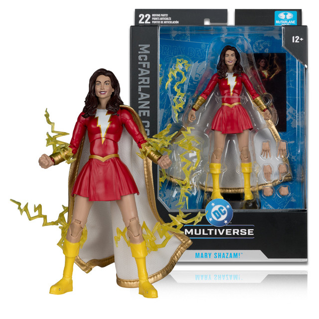 Mary Shazam (Shazam!) McFarlane Collector Edition 7" Figure, DC Multiverse figure, McFarlane Toys product photograph
