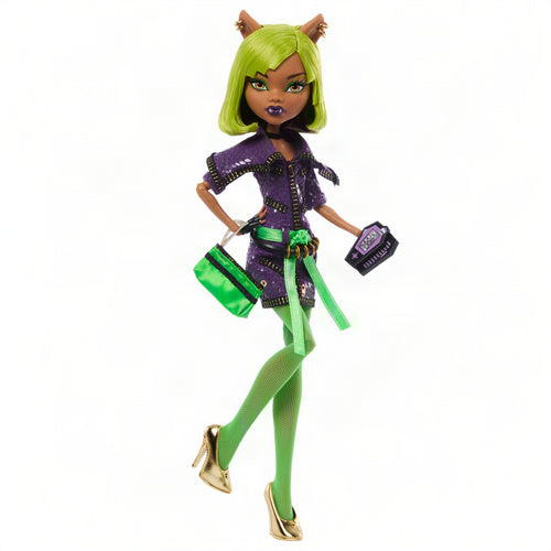 Monster High Dawn Of The Dance Clawdeen Wolf Reproduction Doll With Photos And Invite Accessories, Monster High product photograph published by Mattel