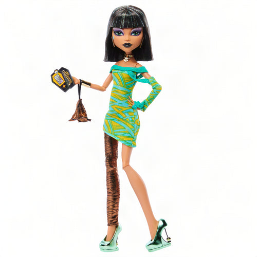Monster High Dawn Of The Dance Cleo De Nile Reproduction Doll With Photos And Invite Accessories, Monster High product photograph published by Mattel