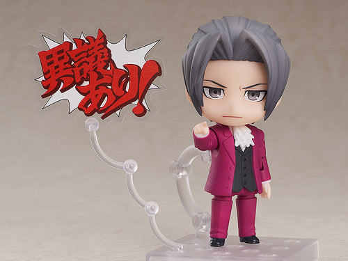Ace Attorney - Nendoroid Miles Edgeworth Figure (Rerelease), Nendoroid product photograph published by Good Smile Company