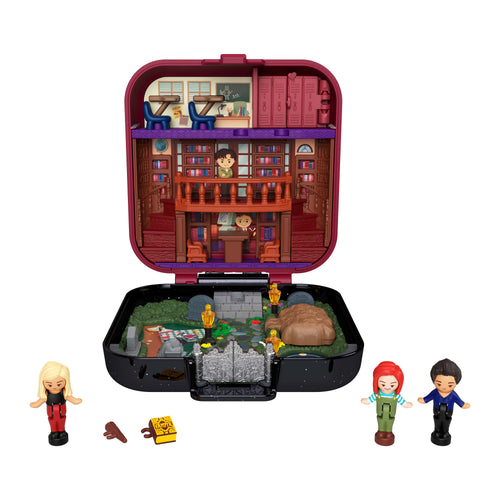 Polly Pocket Micro Dolls & Playset, Buffy The Vampire Slayer Compact With 5 Accessories, Polly Pocket product photograph published by Mattel