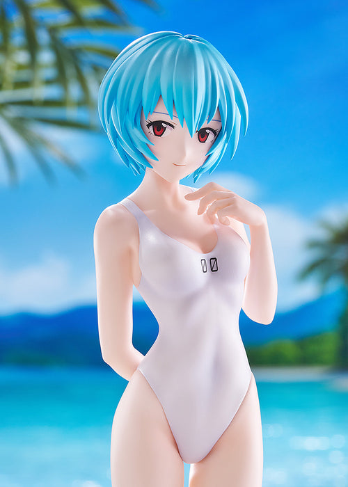 Rebuild of Evangelion - POP UP PARADE BEACH QUEENS Rei Ayanami (One-Piece Style) L Size Figure, POP UP PARADE product photograph published by Good Smile Company