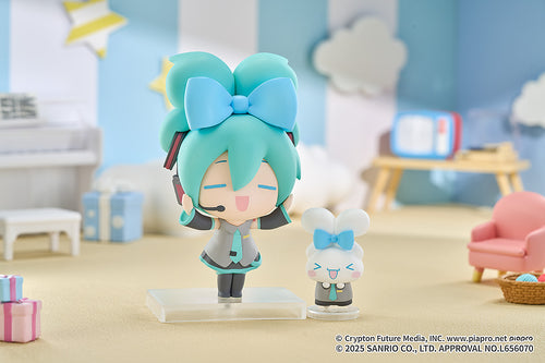 Hatsune Miku x Cinnamoroll Chibi Figure, Scale figures product photograph published by Good Smile Company