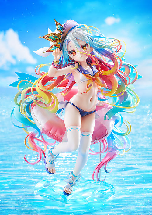 No Game No Life - Shiro: Sailor-Style Swimsuit Ver. 1/7 Scale Figure, Scale figures product photograph published by Good Smile Company
