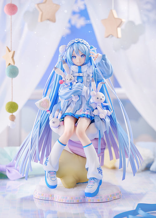 Hatsune Miku - Snow Miku: Yukiiro Pop Ver. 1/7 Scale Figure, Scale figures product photograph published by Good Smile Company