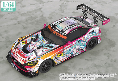 GOOD SMILE RACING - 1/64 Scale Good Smile Hatsune Miku AMG 2021 SUPER GT Round 5 Ver. (Rerelease), Scale figures product photograph published by Good Smile Company