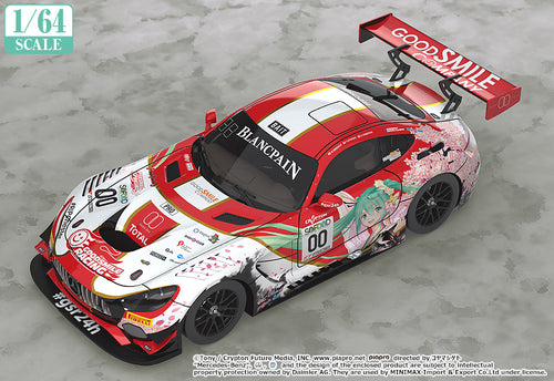 GOOD SMILE RACING - 1/64 Scale Good Smile Hatsune Miku AMG 2017 SPA24H Ver. (Rerelease), Scale figures product photograph published by Good Smile Company