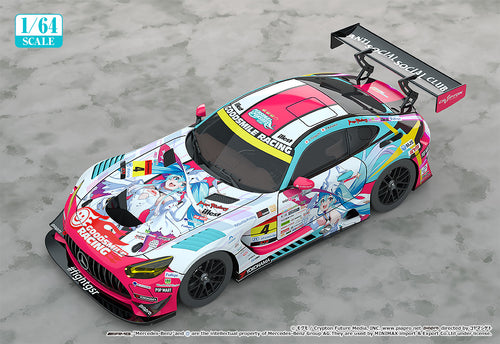 GOOD SMILE RACING - 1/64 Good Smile Hatsune Miku AMG 2024 Season Opening Ver. (Rerelease), Scale figures product photograph published by Good Smile Company