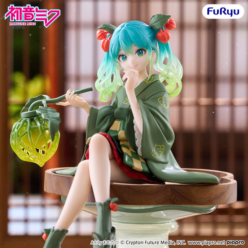 Hatsune Miku  - Hatsune Miku Noodle Stopper Figure -Flower Fairy Winter Cherry Green Color ver.-, Scale figures product photograph published by Good Smile Company