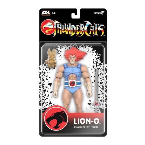 ThunderCats DELUXE Wave 01 - Lion-O, ThunderCats DELUXE action figure, Super7 product photograph
