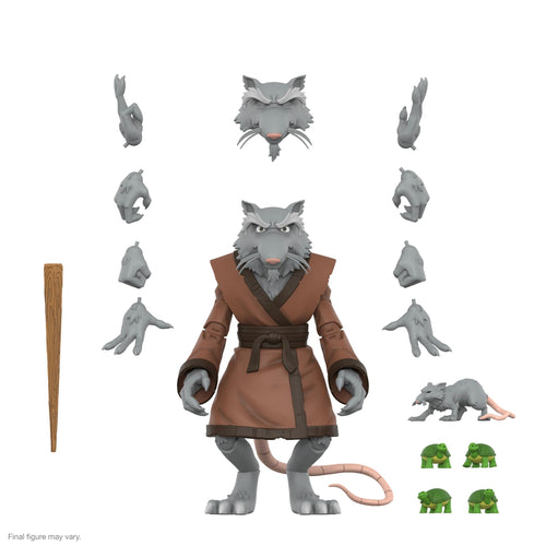 Teenage Mutant Ninja Turtles ULTIMATES! Wave 13 - Splinter, Teenage Mutant Ninja Turtles ULTIMATES! action figure, Super7 product photograph