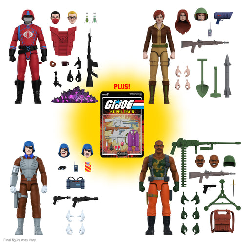 G.I. Joe ULTIMATES! Wave 5 - Set of 4, G.I. Joe ULTIMATES! action figure, Super7 product photograph