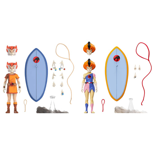 ThunderCats ULTIMATES! WilyKit & WilyKat, ThunderCats ULTIMATES! action figure, Super7 product photograph