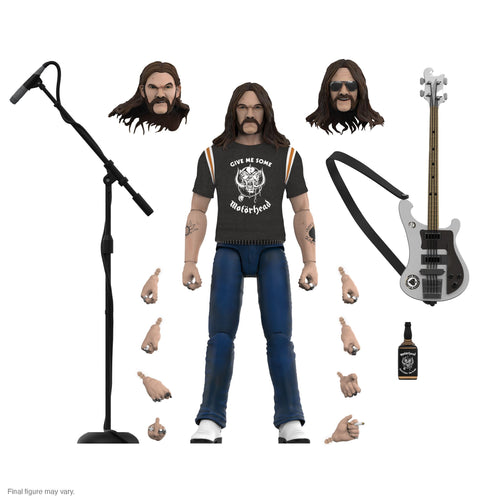 Motorhead ULTIMATES! Wave 02 - Lemmy (1981 Tour), Motorhead ULTIMATES! action figure, Super7 product photograph