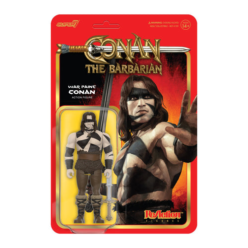 Conan the Barbarian ReAction Figures Wave 02 - Conan (War Paint), Conan the Barbarian ReAction action figure, Super7 product photograph