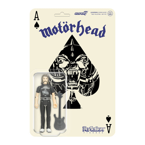 Motorhead ReAction Figures - Lemmy (Ace of Spades), Motorhead ReAction action figure, Super7 product photograph