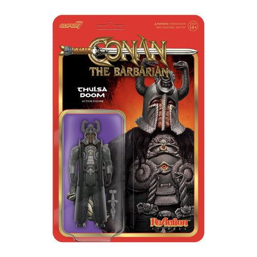 Conan the Barbarian ReAction Figures Wave 01 - Thulsa Doom, Conan the Barbarian ReAction action figure, Super7 product photograph