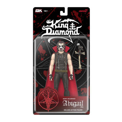 King Diamond Deluxe Wave 01 - King Diamond (Abigail Era), King Diamond DELUXE action figure, Super7 product photograph