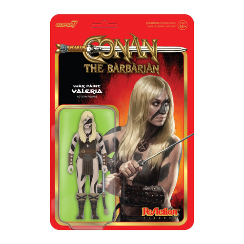 Conan the Barbarian ReAction Figures Wave 02 - Valeria (War Paint), Conan the Barbarian ReAction action figure, Super7 product photograph