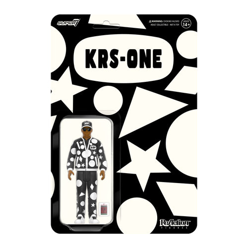 KRS-One ReAction Figures Wave 02 - KRS-1 (Self Destruction), KRS-One ReAction action figure, Super7 product photograph