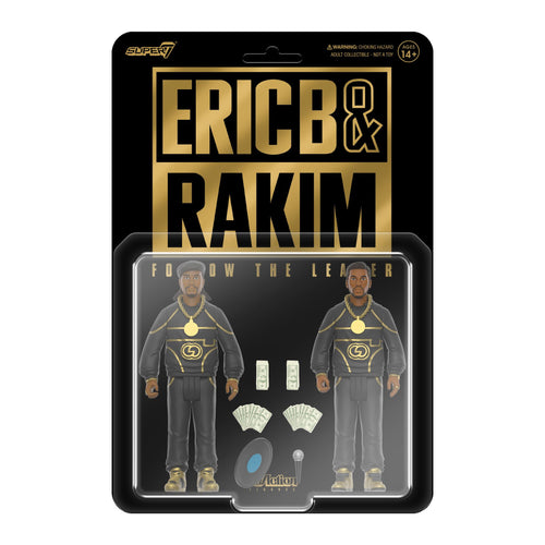 Eric B. & Rakim ReAction Figures Wave 02 - Eric B. & Rakim (Follow the Leader), Eric B. & Rakim ReAction action figure, Super7 product photograph