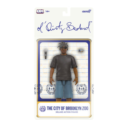 Ol' Dirty Bastard Deluxe - ODB, Ol' Dirty Bastard DELUXE action figure, Super7 product photograph