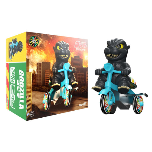 Toho Super Cycles - Godzilla '89 (Blue Trike), Super7 product photograph