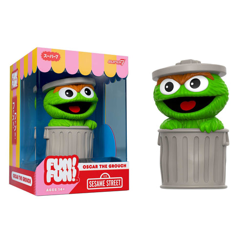 Sesame Street FUN! FUN! Wave 01 - Oscar the Grouch, Super7 product photograph