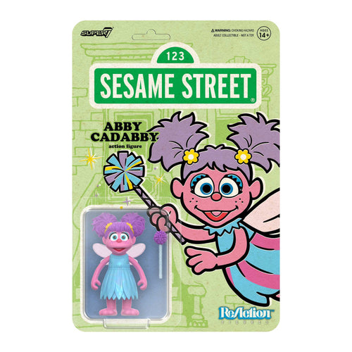 Sesame Street ReAction Figures Wave 05 - Abby Cadabby, Sesame Street ReAction action figure, Super7 product photograph
