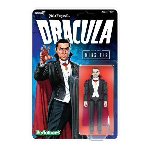 Universal Monsters ReAction+ Wave 01 - Dracula, Universal Monsters ReAction+ action figure, Super7 product photograph