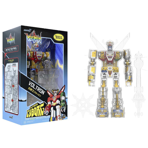 Voltron Super Cyborg - Voltron (Clear), Voltron Super Cyborg action figure, Super7 product photograph