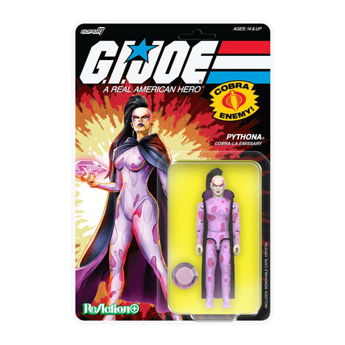 G.I. Joe ReAction+ Wave 05 (Movie) - Pythona (Movie), G.I. Joe ReAction+ action figure, Super7 product photograph