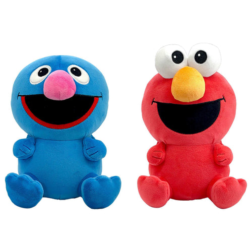 Sesame Street Super Duper Plush Wave 02 - Elmo & Grover, Sesame Street Super Duper Plush action figure, Super7 product photograph