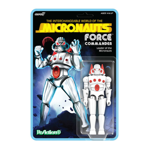 Micronauts ReAction+ Wave 02 - Force Commander, Micronauts ReAction+ action figure, Super7 product photograph