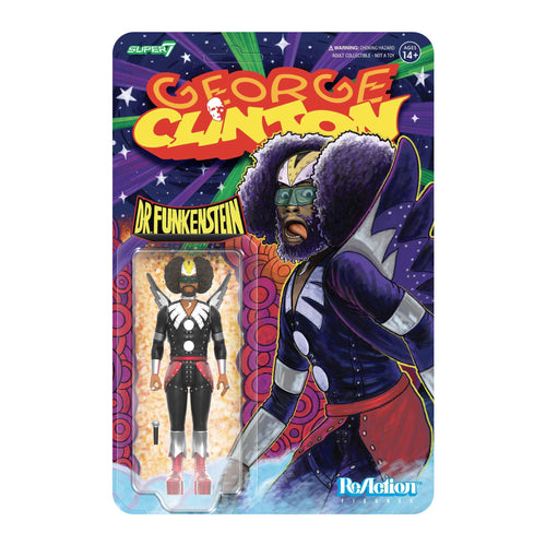 George Clinton ReAction Figures Wave 01 - George Clinton (Dr. Funkenstein), George Clinton ReAction action figure, Super7 product photograph