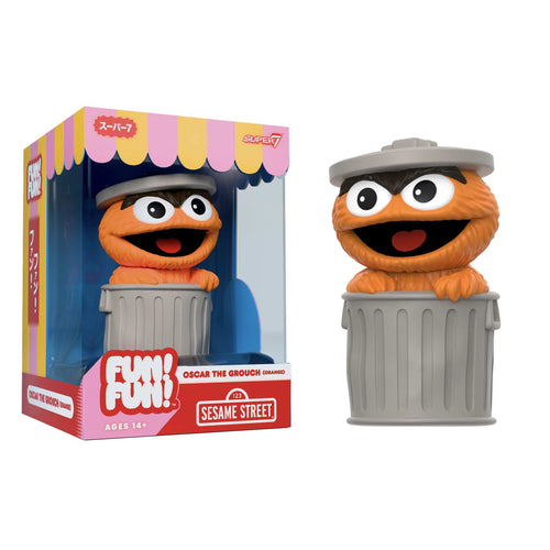 Sesame Street FUN! FUN! - Oscar the Grouch (Orange), Super7 product photograph