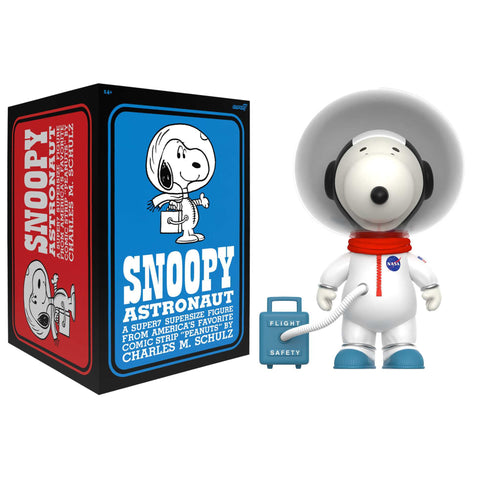 Peanuts SuperSize Vinyl - Snoopy (White Spacesuit), Peanuts SuperSize Vinyl action figure, Super7 product photograph