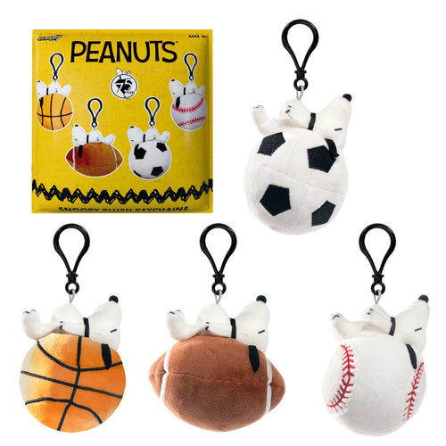 Peanuts Super Duper Plush Keychain Blind Bags Wave 01A - Individual Blind Bag, Peanuts Super Duper Plush action figure, Super7 product photograph